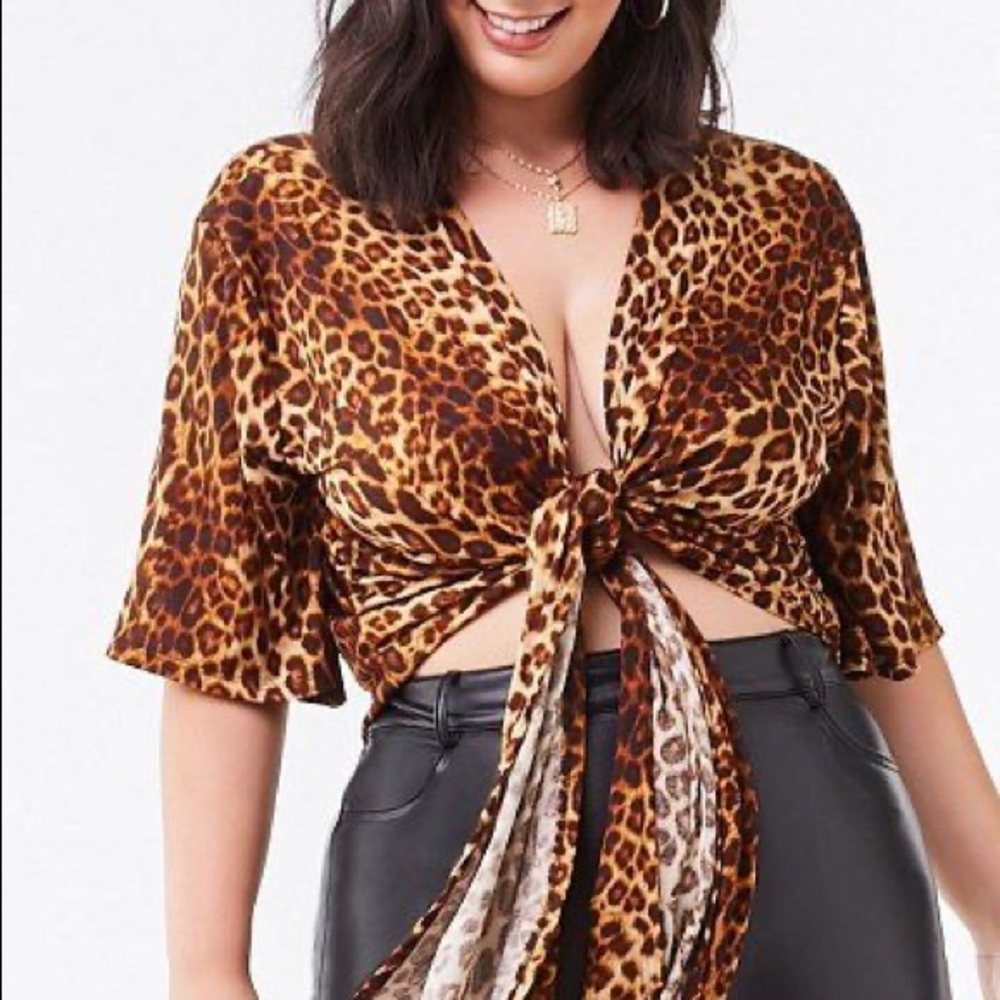 Leopard tie shirt - Picture 2 of 2